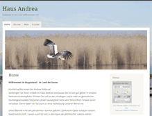 Tablet Screenshot of hausandrea.moerbisch.net